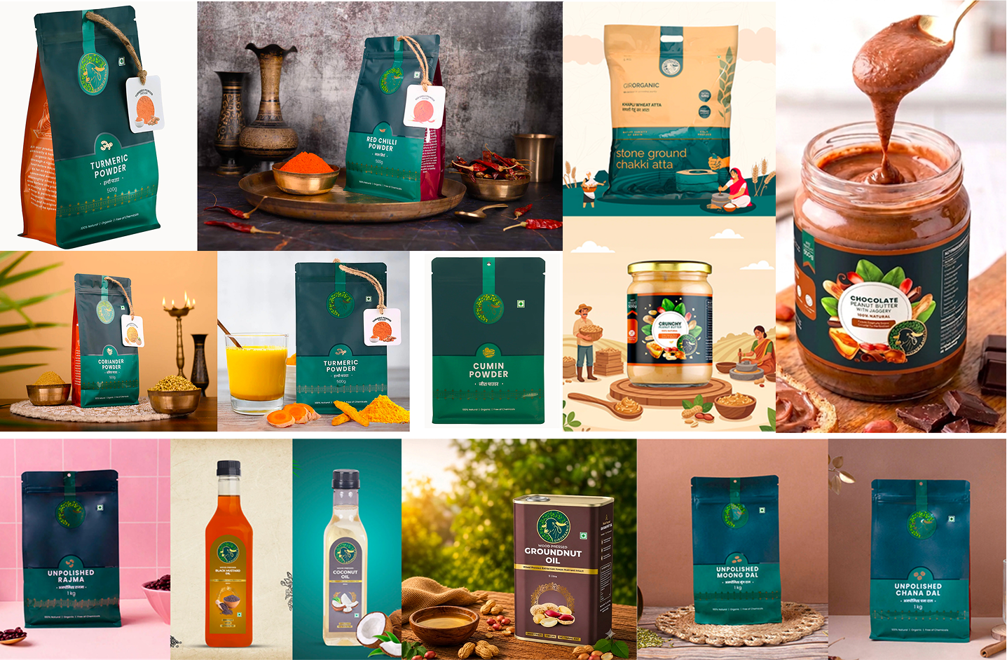 Gir Organic's expanded portfolio of 40+ food products and packaging